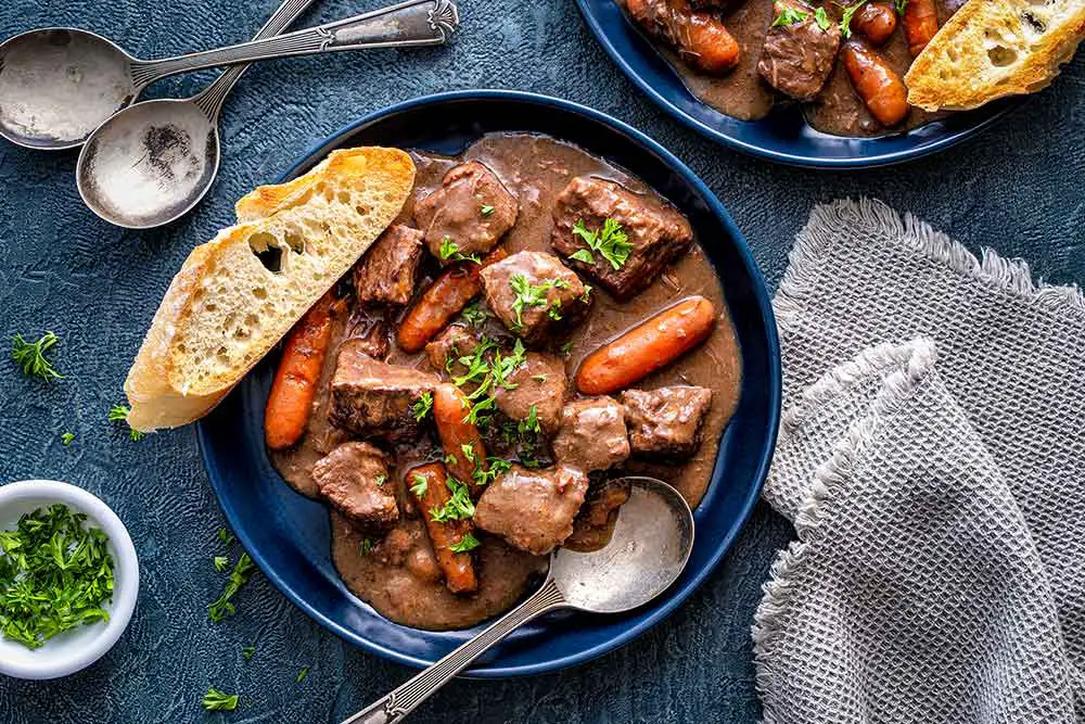 Les meilleurs accompagnements avec un boeuf bourguignon 