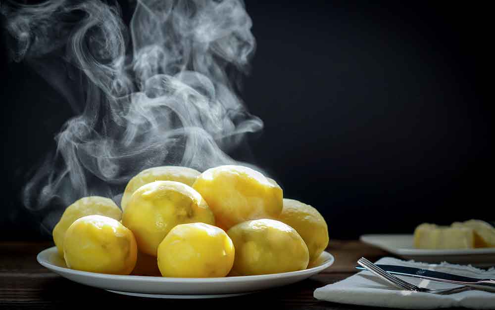 pommes de terre vapeur