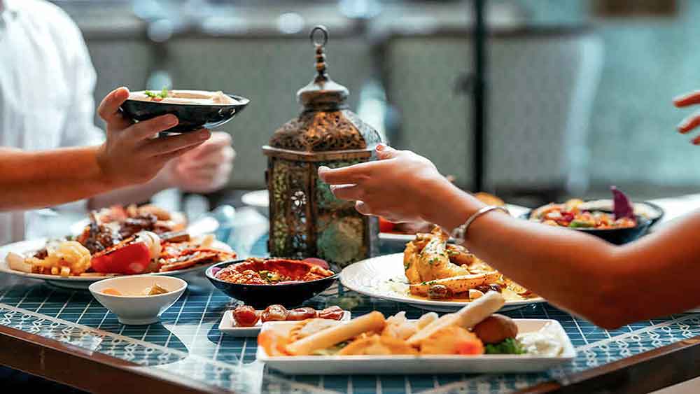 plats des musulmans pendant le ramadan