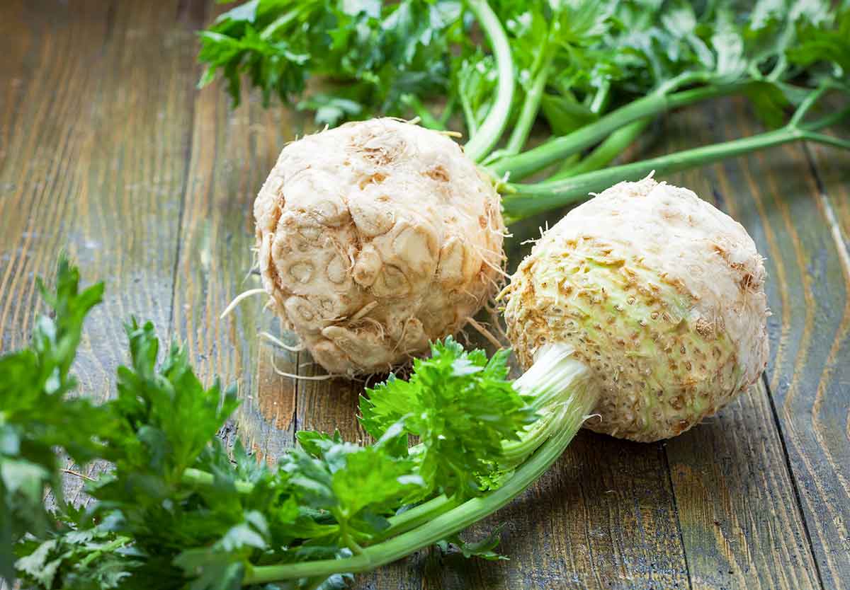 Très belles boules de céleri rave