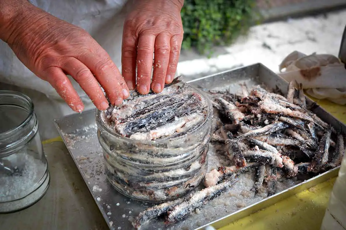 anchois salés