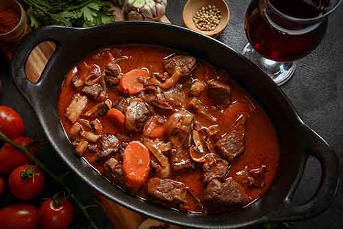 recette du boeuf bourguignon de Philippe Etchebest