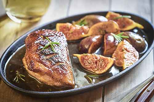 Magrets de canard aux figues