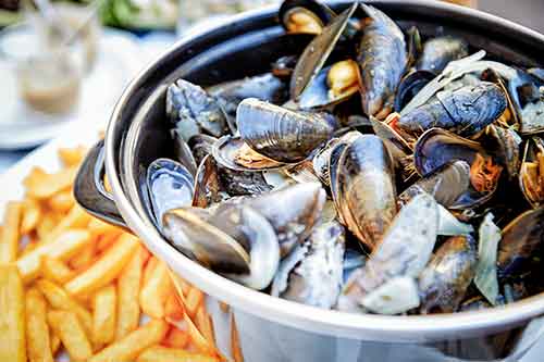 moules frites Belgique