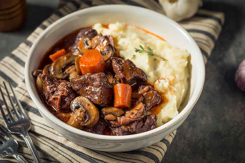 recette du Boeuf bourguignon de Joël Robuchon