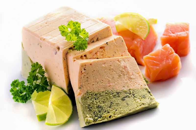 recette terrine de poisson bicolore 