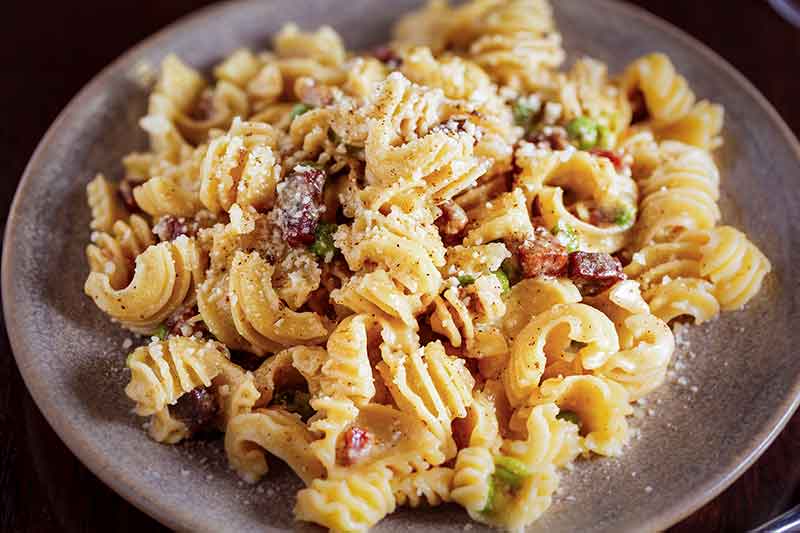 recette de radiatori sauce carbonara