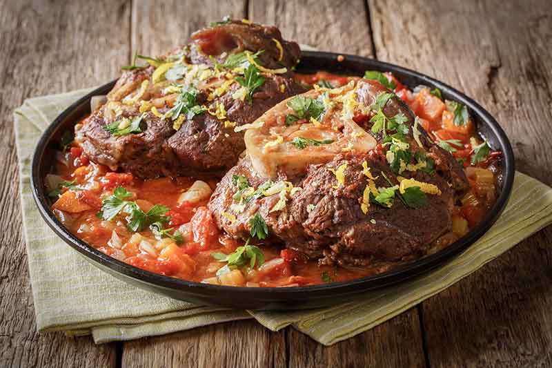 Recette osso bucco traditionel à la milanaise à la gremolata 