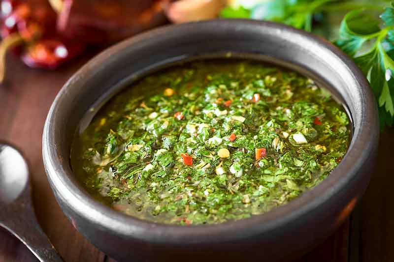 sauce chimichurri pour grillades et viandes rouges