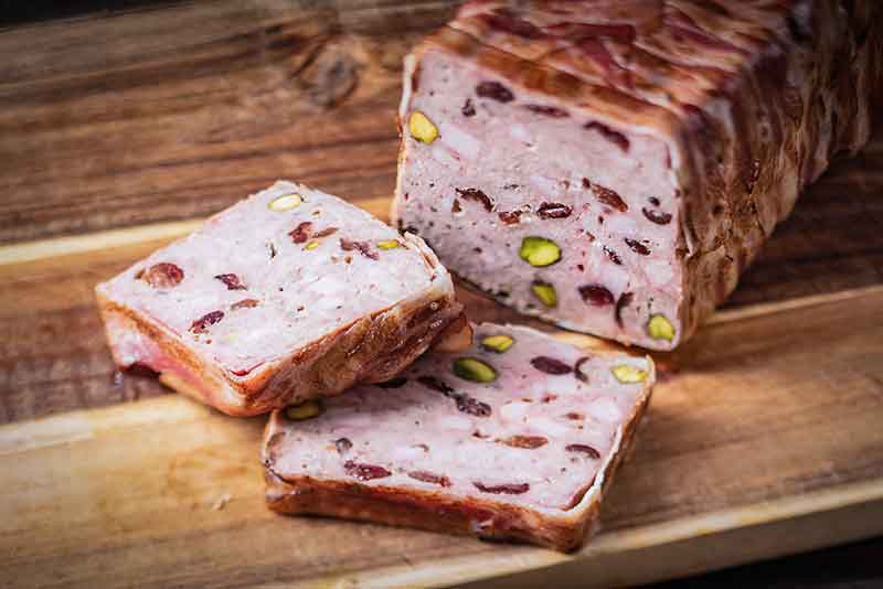 terrine de magret de canard aux pistaches