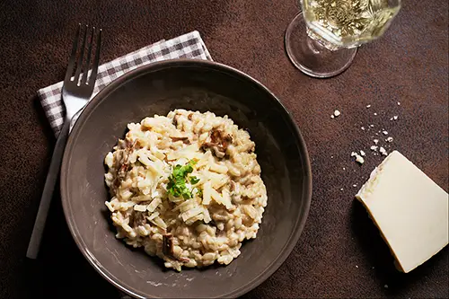 Risotto aux cèpes et mascarpone