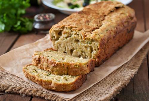 Terrine de courgettes à la menthe fraîche