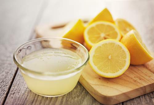Jus de citron, piment et sirop d'érable