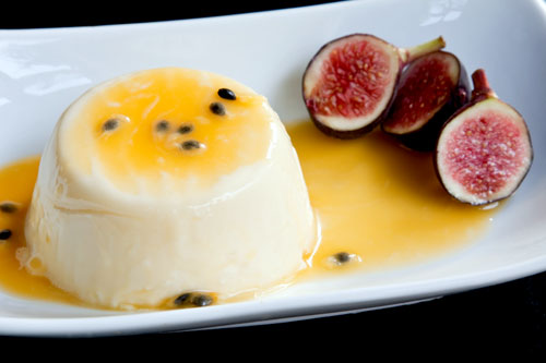 Panna cotta aux fruits de la passion