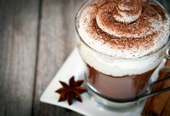 Chocolat chaud à la cannelle