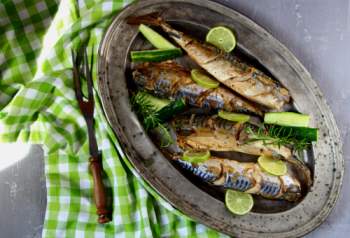 Maquereaux marinés au pomelo, gingembre et citron vert